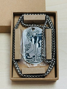 Wisdom Dog Tag necklace