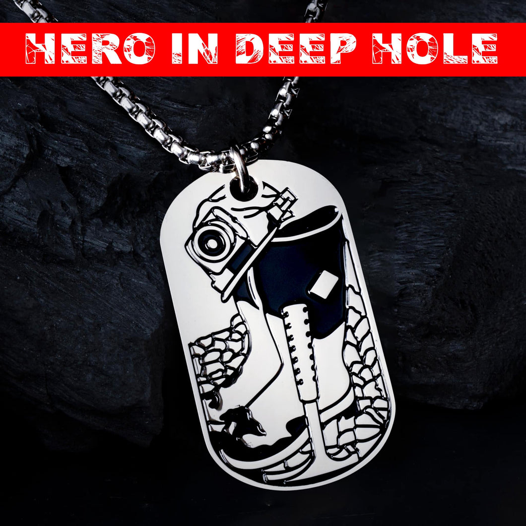 Wisdom Dog Tag necklace