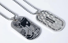 Load image into Gallery viewer, Wisdom Dog Tag necklace
