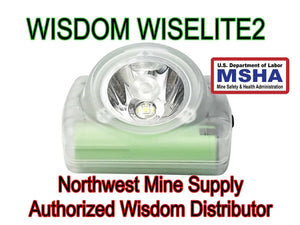 MSHA Certified Cordless Mine Cap Lamp WiseLite2 - Wisdom2A -